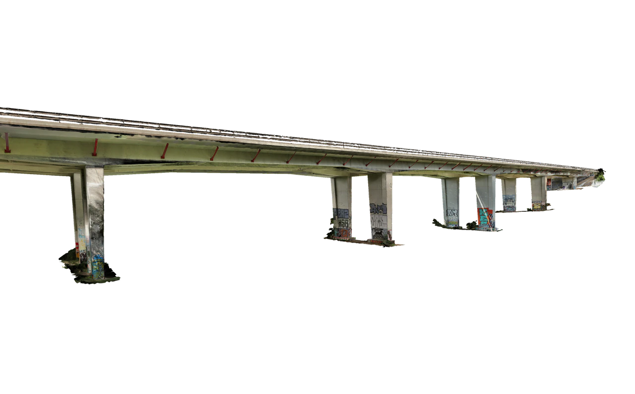 3D reconstruction of Versoix bridge.
