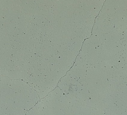 Crack segmentation at Versoix Bridge: original inspection image.